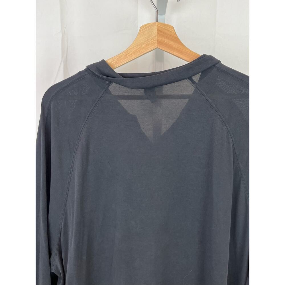 WE THE FREE People Henley Hi Low Tunic Top  Size S Collared Long Sleeve Gray - Picture 6 of 9